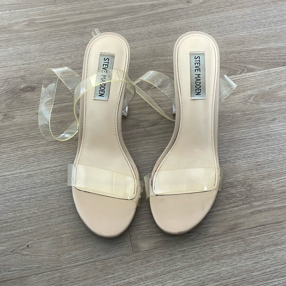 Clear heels- Camille